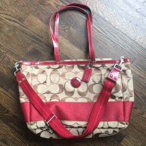 Like NEW Coach Diaper bag